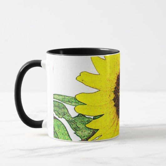 Sassy Sunflower Classic Mug (Gauche)