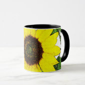 Sassy Sunflower Classic Mug (Devant droit)