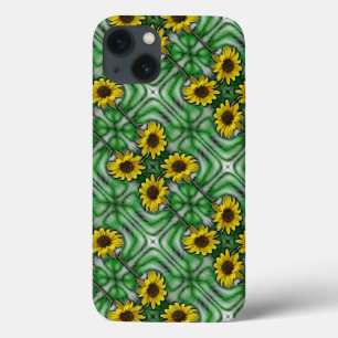Sassy Sunflower green iPhone 13 Hoesje