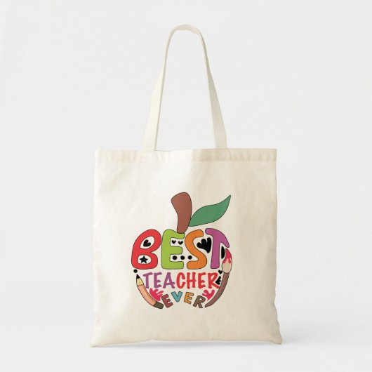 Sassy Teacher canvas tas (Voorkant)