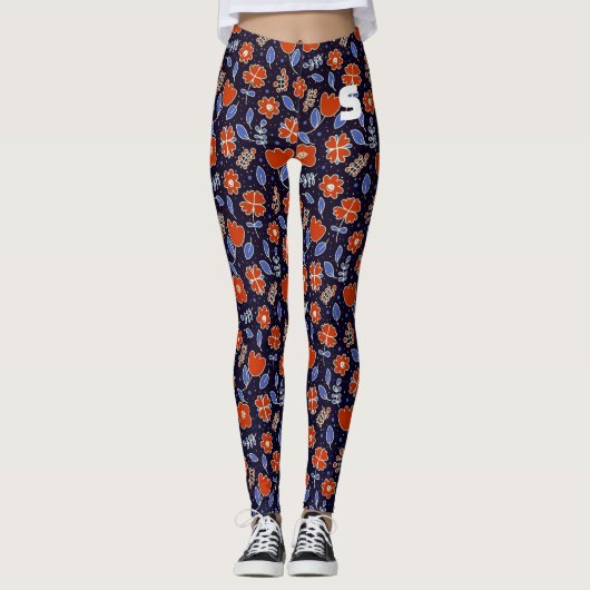 Sassy tout sur imprimé Leggings floraux (Devant)