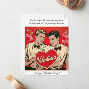 Sassy Valentijnsdag Notitiekaartje
