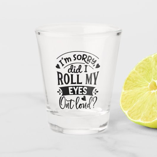 Sassy Whiskey Shot Glass Shot Glas (Voorkant)