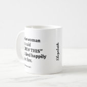 Sassy Wise Woman Koffiemok (Voorkant links)