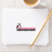 Sassy Zebra Diva Imprimer votre propre Étiquette d (En situation)