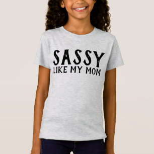 SASSY ZOALS MIJN MOM, MEISJES KINDER T-SHIRS T-SHIRT
