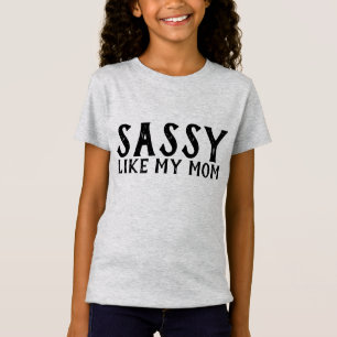 SASSY ZOALS MIJN MOM, MEISJES KINDER T-SHIRS T-SHIRT