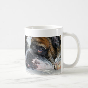 Sassydog slaperig Engels Bulldog mok