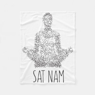 Sat Nam Kundalini Yoga voor yogameditatie Fleece Deken