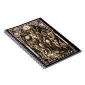 Satan a couronné le carnet de notes à spirale (Côté Droit)