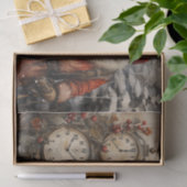  satan claus vader kerst decoupage tissuepapier (Geschenk)