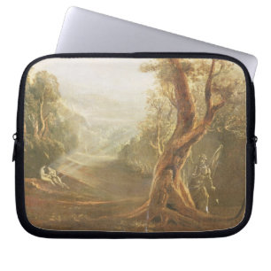 Satan Contemplating Adam en Eva in Paradise, van Laptop Sleeve