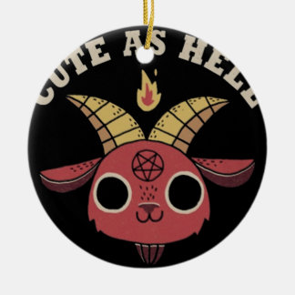 Satan Cute as Hell Keramisch Ornament