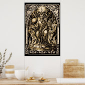 Satan Enthroned 24x36 Art Poster (Keuken)