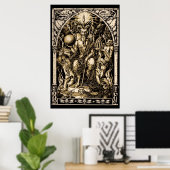 Satan Enthroned 24x36 Art Poster (Thuiskantoor)