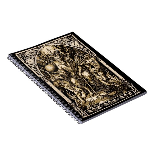 Satan Enthroned Spiral notebook Notitieboek (Rechterzijde)
