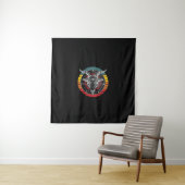 Satan Goat Wandkleed (In situ)