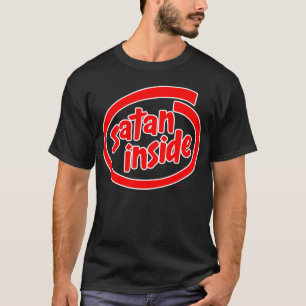Satan in rood t-shirt
