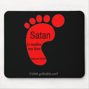 Satan onder mijn voeten gotGod316.com? Muismat
