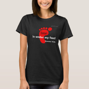 Satan onder mijn voeten gotGod316.com T-shirt