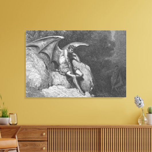 Satan Penser toile étirée (Insitu(Salon))