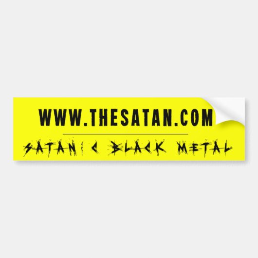 Satan Records - TSR Bumpersticker 3 (Voorkant)