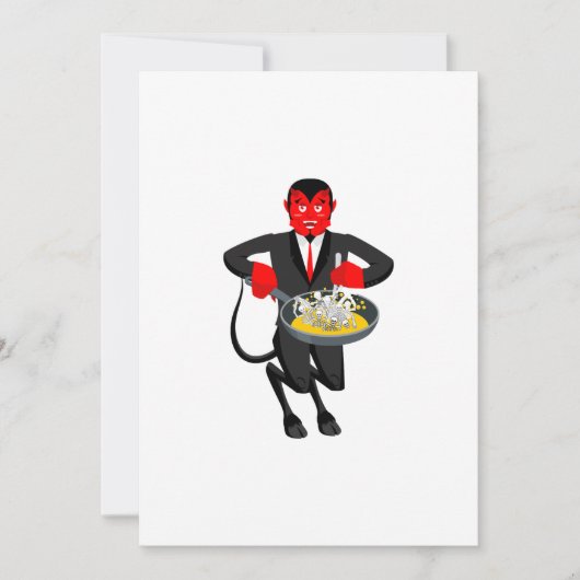 Satan Roasts Sinners Evil Invitation (Devant)