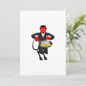 Satan Roasts Sinners Evil Invitation (Debout devant)