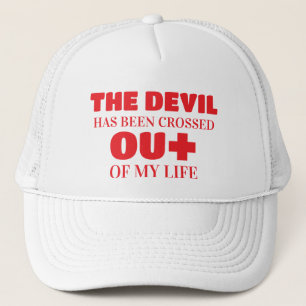 Satan stak uit, Jezus in Trucker Pet