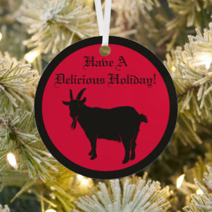 Satanic Black Goat Metalen Ornament