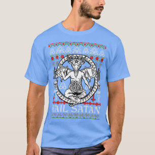 Satanic Christmas Hail Satan Ugly Sweat