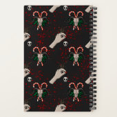 Satanic Éffrayant Noël Horreur Carnet Spiral (Verso)