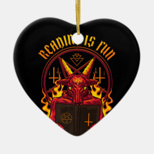 Satanic Pagan Goat Premium Keramisch Ornament