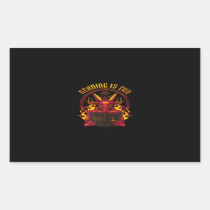 Satanic Pagan Goat Premium Rechthoekige Sticker
