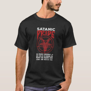Satanic Pride Baphomet Seal Satan Lucifer Occult P T-shirt