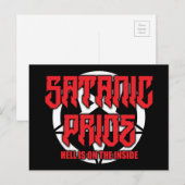 Satanic Pride Briefkaart (Voorkant / Achterkant)