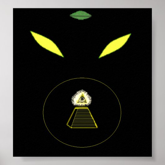 Satanic Reptilian Poster (Voorkant)