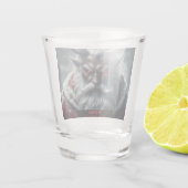 Satanic Santa Shot Glas (Achterkant)