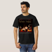 Satanic Toupee "Band Hellscape"-Shirt T-shirt (Voorkant volledig)