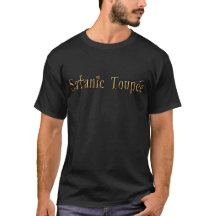 Satanic Toupee Logo tweezijdig T-shirt