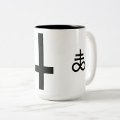 Satanic Tweekleurige Koffiemok (Voorkant rechts)