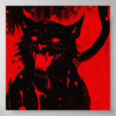 SATANICAT | Impression papier mat (Devant)