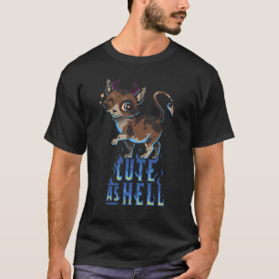 Satanicat Schattig Als Hel Esoterische Satanische T-shirt