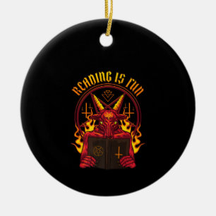Satanische geitenpremie keramisch ornament