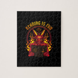 Satanische geitenpremie legpuzzel