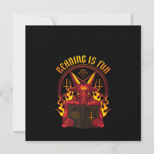 Satanische Heidense Geit Premium Kaart