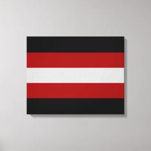 Satanische vlag (Satanisme) Canvas Afdruk
