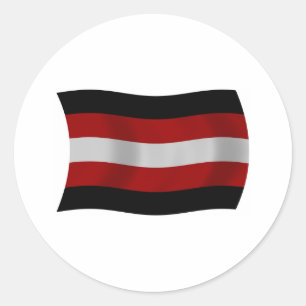 Satanisme Vlag Sticker