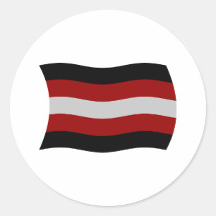 Satanisme Vlag Sticker