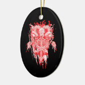 Satankrak alle hailgeit satanthuis keramisch ornament (Links)